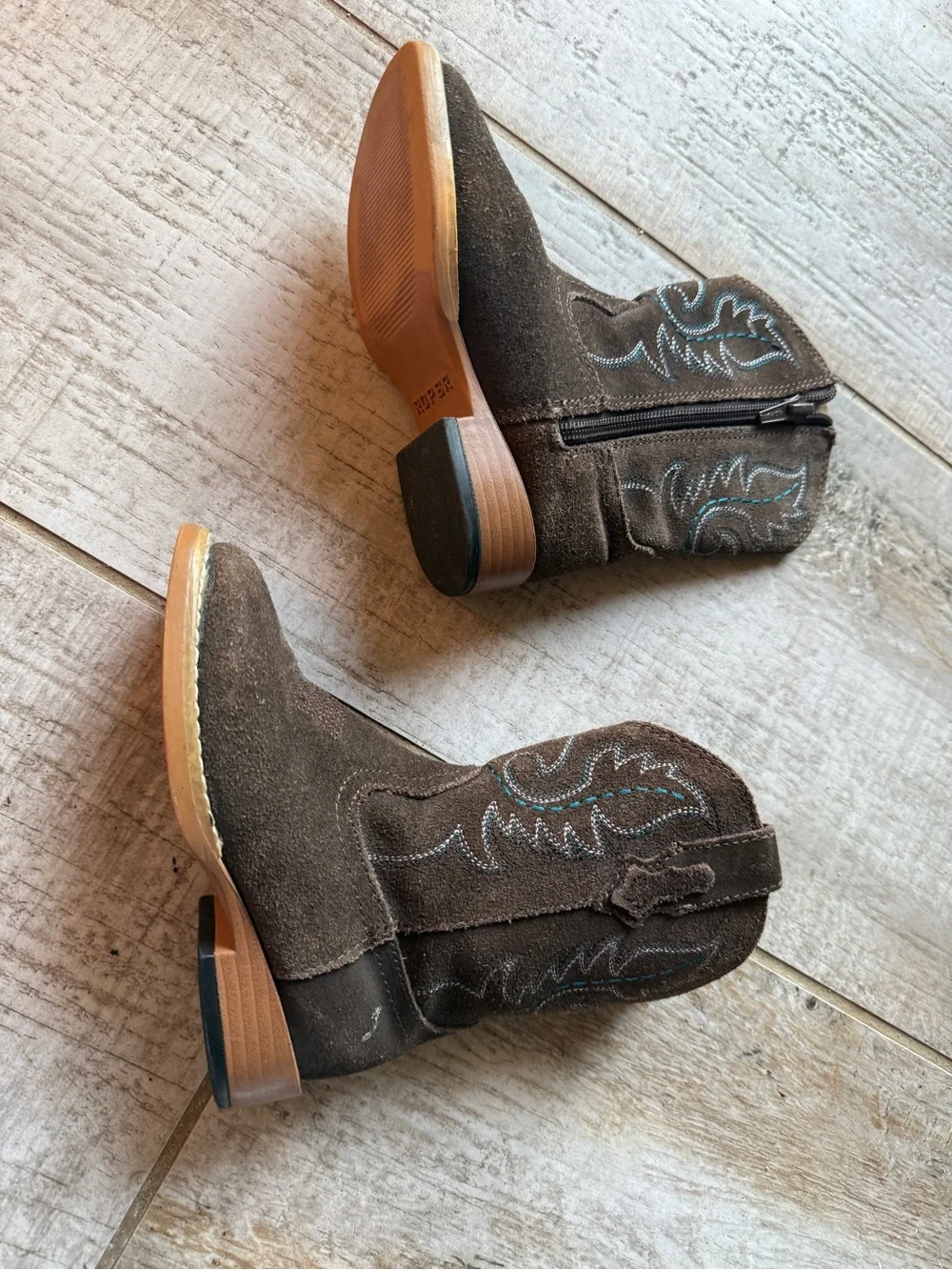 Roper Square Toed Infant Boot Size 7
